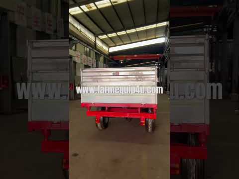 Tractor hydraulic tipper farm trailer #farmmachinery #tractorimplements #tractortrailer