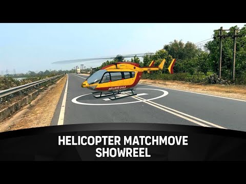 Helicopter Composting Showreel | 3D Composting | Maya 2023 | Nuke | Portfolio