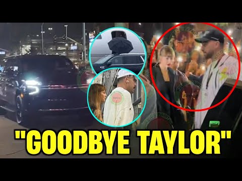 At 4:AM Travis kelce SPOTTED LEAVING Taylor swift at Airport for Toronto Eras Tour Concerts