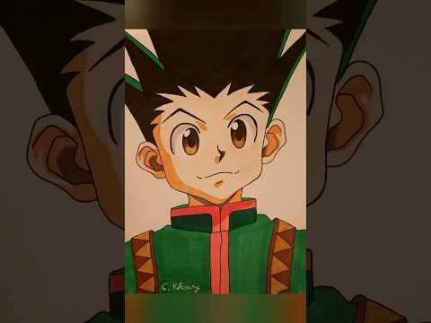 Gon Freecss from Hunter x hunter 😍🔥 #art #anime #otaku #hunter #manga #artist #artwork #fanart