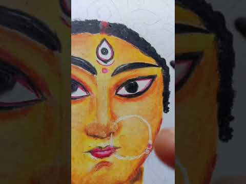 ma durga drawing #shorts