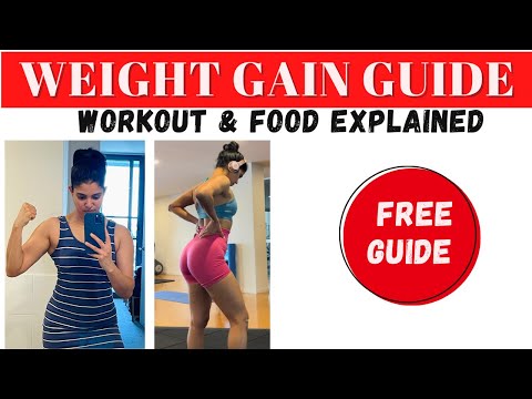 FREE Weight gain guide for skinny girls to gain weight FAST (beginners friendly)