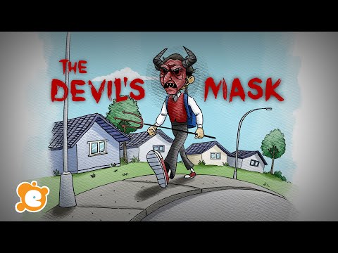 4K - Scary Halloween Story for Kids - The Devil's Mask - by ELF Learning