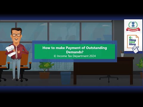 How to make payment of outstanding  tax demand?