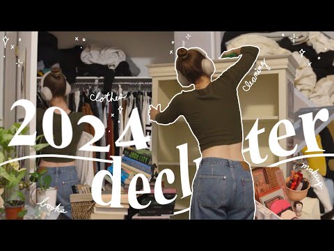 2024 Declutter 🧺✨ decluttering, organizing, cleaning & decorating my space for the new year !