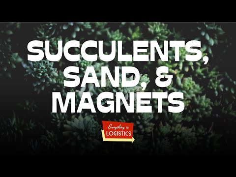 The Weird Logistics of Succulents, Sand, & Magnets