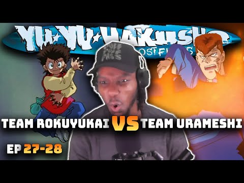 YuYu Hakusho Ep.27-28 Reaction! Team Urameshi vs Team Rokuyukai! 🔥🔥