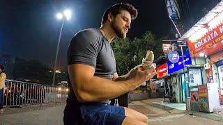 First Time Trying Navi Mumbai Street Food Dinner🐔🍖 🇮🇳