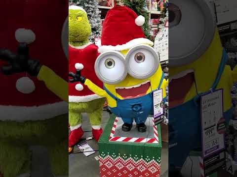 Home Depot Animatronic Minion #christmas  #shorts