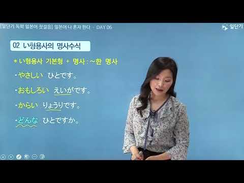 [일단기] 빠르게 끝내는 일본어독학! 노지영선생님이 알려주는 일본어문법