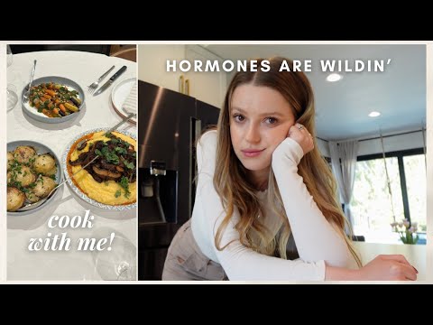 VLOG: tbh I have been a moody gurl. cooking for friends, house progress + organizing!