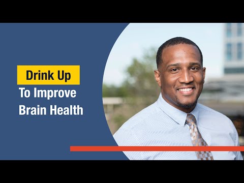 Drink up to improve brain health