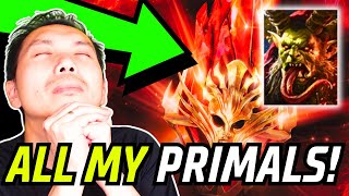 PULLING ALL MY PRIMAL SHARDS TO GET BELZ THE RECKONER! | RAID: SHADOW LEGENDS