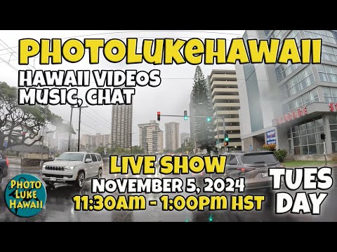 PhotoLukeHawaii November 5, 2024 LIVE SHOW Things to do in Honolulu Hawaii