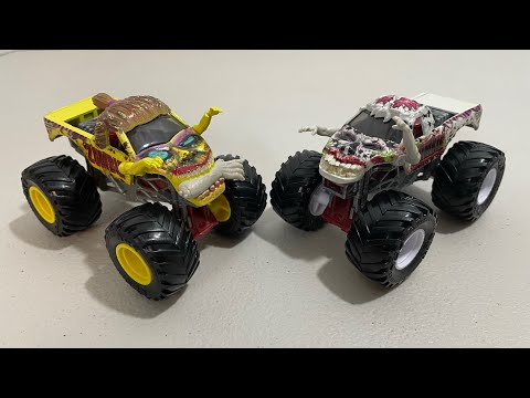 Zombie vs Zombie Set Review - Monster Jam Monster Trucks