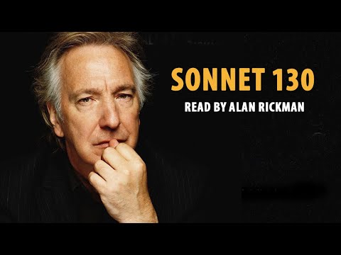 Alan Rickman reads Shakespeare's Sonnet 130 | Magical Voice