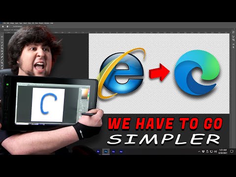 Simplifying Corporate Logos - JonTron