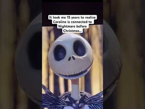 HOW DID I MISS THIS?! 😭😭😭 #coraline #nightmarebeforechristmas #halloween #shorts