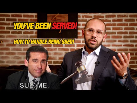 YOU'VE BEEN SERVED? WHAT TO DO IF YOU`VE BEEN SUED | Legal Tips & Advice