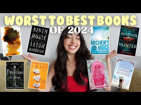 ranking the 83 books I've read this year from WORST to BEST 🫣📚