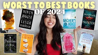 ranking the 83 books I've read this year from WORST to BEST 🫣📚