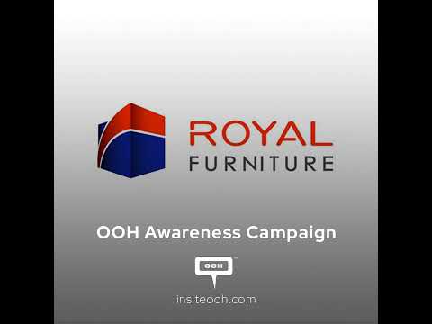 Royal Furniture OOH Campaign Promotes Customization and Affordability over the Emirates