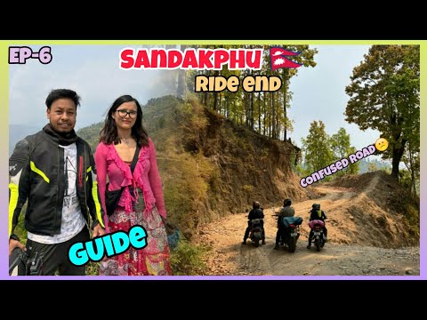 Sandakphu via Nepal Ride End 🇳🇵|| Life time Experience ride in my life || Dangerous Off-road || Ep-6