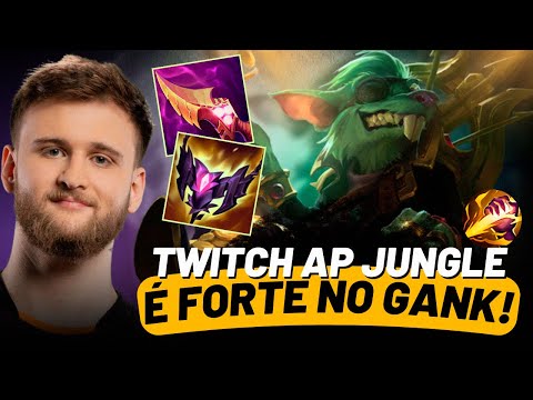 DECIDI TESTAR TWITCH AP na JUNGLE e ME SURPREENDI com o DANO (muito slow 🥶)  | Ranger