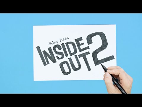 How to draw Inside Out 2 Logo