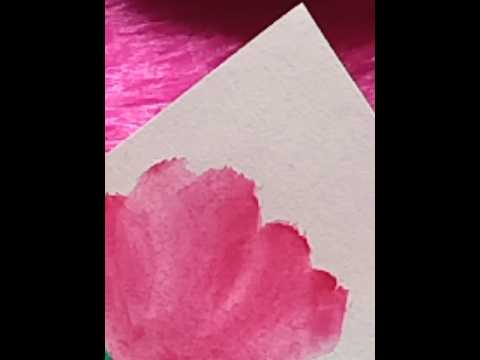 Water color Flowers Painting #shorts #art #youtubeshorts #creative #satisfying #art #flowerpainting