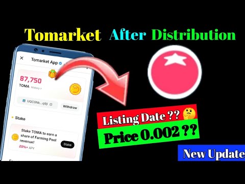 When Will Listing After Tomarket Airdrop 🤔 | And Final Price 0.002 Possible | Listing on Binance