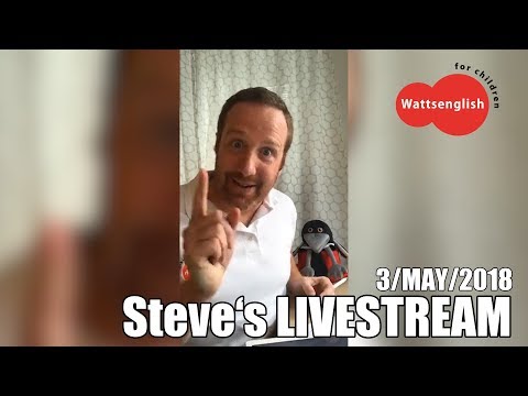 Steve's LIVESTREAM | Shows is Spain, WattsEnglish method