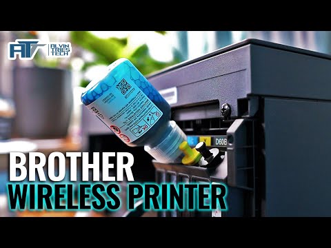 Wireless Printing perfect para sa Work From Home Setup, Brother Wireless Refillable Ink Printer!