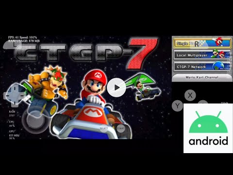 Tutorial CTGP-7 MarioKart7 3DS Mods Android Mandarine (Citra) Xiaomi11T Pro 12/256 Snapdragon888