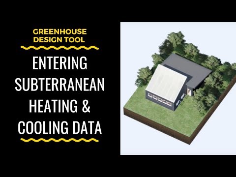 Entering Data into the Subterranean Heating and Cooling System