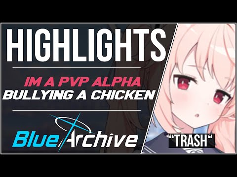 Blessing Your Natsu Pulls, Scrimmage Is HARD, PvP Speed Run (Stream Highlights) | Blue Archive