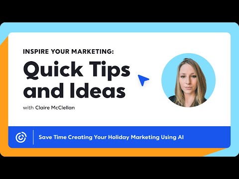 Save Time Creating Your Holiday Marketing Using AI | Constant Contact