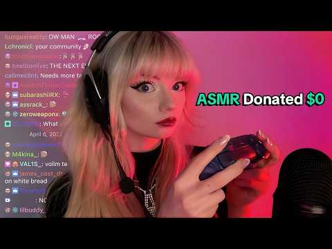 ASMR Streamer Begs for Donations (Compilation)