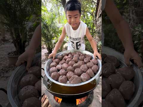 Yummy chicken blood curd cooking