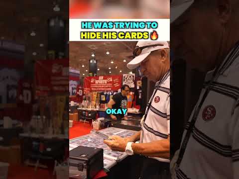 He tried to hide his cards and then unleashed some timeless classics. #AAMintCards #Fanatics #FFNYC