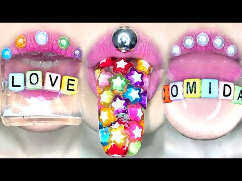 ASMR BEADS PUDDING LOVE JELLY STAR SPRINKLES JEWELLERY MUKBANG 비즈 푸딩 러브 젤리 주얼리 먹방