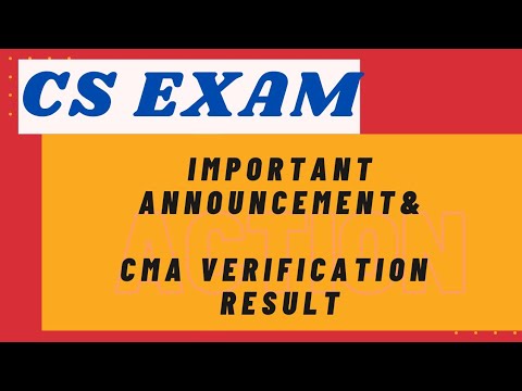 EXAM UPDATES for CMA students , watch fully