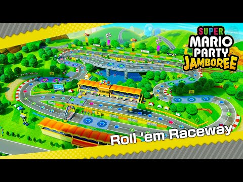 Super Mario Party Jamboree - Roll 'em Raceway (Mario Party Mode)