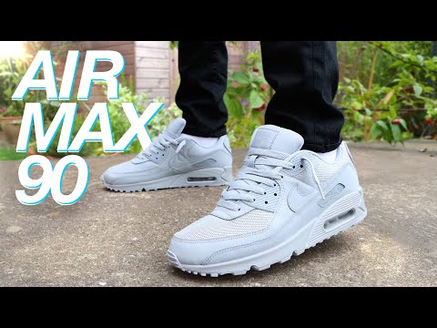 Nike AIR MAX 90 Wolf Grey On Feet!