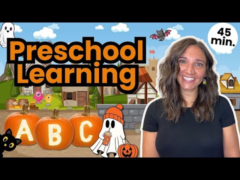 The Best of Preschool Learning Videos | Spooky ABCs, Counting to 10, Halloween Songs & Games!