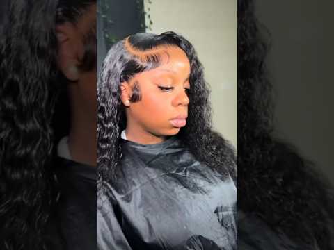 FRONTAL WIG INSTAL | STYLED W/ DRAMATIC BABY HAIR 😍 #hair #hairstyles #fyp #shorts #youtubeshorts