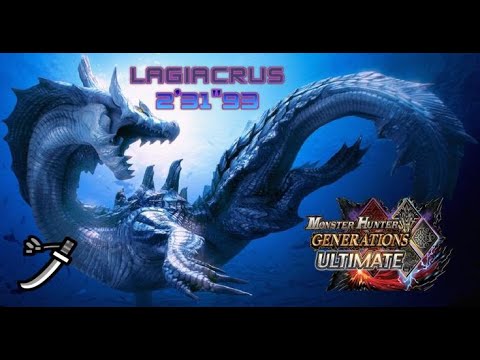 MHGU/MHXX | [G3] The Sun, Also Wyverns - Lagiacrus/ラギアクルス (Valor LS) 2'31''93 (TA rules)