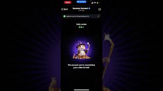 Hamster kombat daily combo cards 1 September #hamsterkombat #airdrops #taptoearnmining #viralvideo