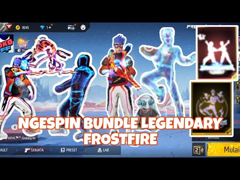 NGESPIN BUNDLE LEGENDARY FROSTFIRE CUMA MODAL 60K😱|GILE EMOTNYA KEREN