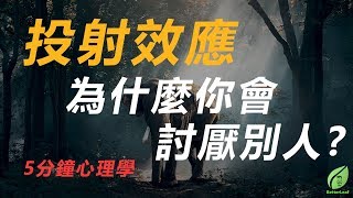 【好葉】投射效應：為什麼你會討厭別人 - 5分鐘心理學